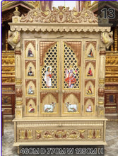 Load image into Gallery viewer, Handcrafted Wooden Temple | Pooja Mandir for Home