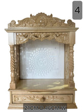 Load image into Gallery viewer, Handcrafted Wooden Temple | Pooja Mandir for Home