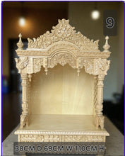 Load image into Gallery viewer, Handcrafted Wooden Temple | Pooja Mandir for Home