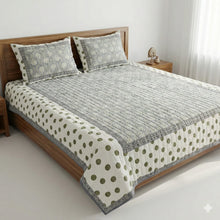 Load image into Gallery viewer, Cotton Quilted Bedspread