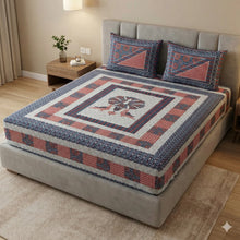 Load image into Gallery viewer, Queen size fitted sheet Cotton