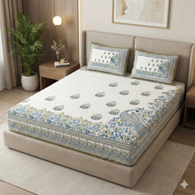 Load image into Gallery viewer, King Size Fitted Sheet Cotton