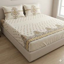 Load image into Gallery viewer, King Size Fitted Sheet Cotton