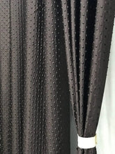 Load image into Gallery viewer, Plain knitted Curtains 240cm by 213cm (pair)