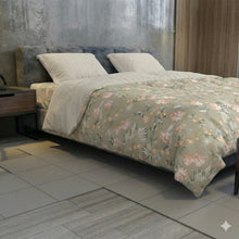 Load image into Gallery viewer, 4 pieces King size Comforter set "Summer"