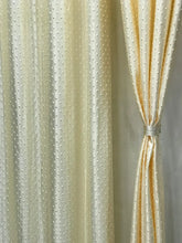 Load image into Gallery viewer, Plain knitted Curtains 240cm by 213cm (pair)