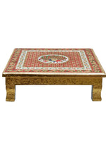 Load image into Gallery viewer, Decorative Wooden Pooja Bajot
