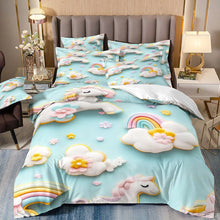 Load image into Gallery viewer, Kids Quilt Cover Set with 2 Pillowcases