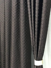 Load image into Gallery viewer, Plain knitted Curtains 240cm by 213cm (pair)