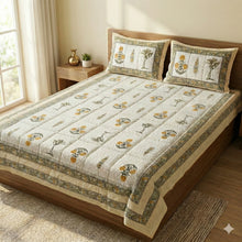 Load image into Gallery viewer, Cotton Quilted Bedspread
