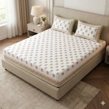 Load image into Gallery viewer, Queen size fitted sheet Cotton

