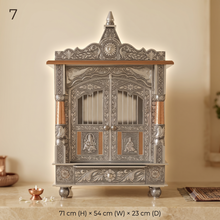 Load image into Gallery viewer, Handcrafted Wooden Temple | Pooja Mandir for Home
