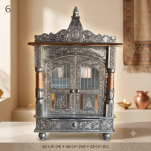 Load image into Gallery viewer, Handcrafted Wooden Temple | Pooja Mandir for Home
