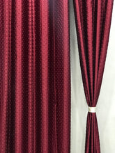 Load image into Gallery viewer, Plain knitted Curtains 240cm by 213cm (pair)
